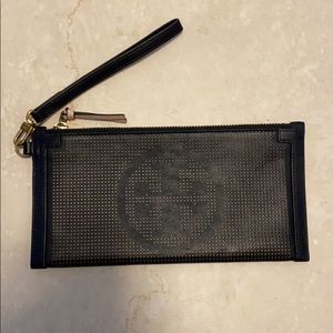 Tory Burch Black Wristlet